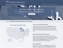 Tablet Screenshot of creditcardlocal.com